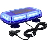 6-COB LED Luz de Advertencia con Parpadeo 7 Modos Luz Estroboscopica de Emergencia Base Magnetica IP67 Impermeable con…